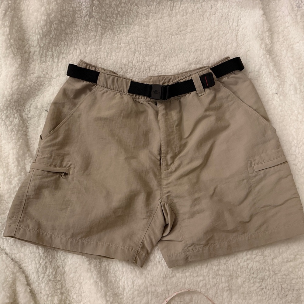 The North Face Nylon Khaki Shorts w/Belt Women's Medium Outdoor,hiking